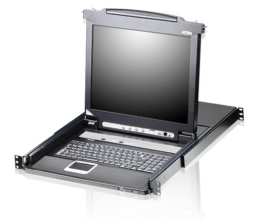 ATEN 8界面 19 LCD KVMP取り替えっこ USB界面一体型 CL5708N-ATA-2XK07GG (USB界面一体型スイス連邦/ＦＲＧ語鍵盤割りつける)