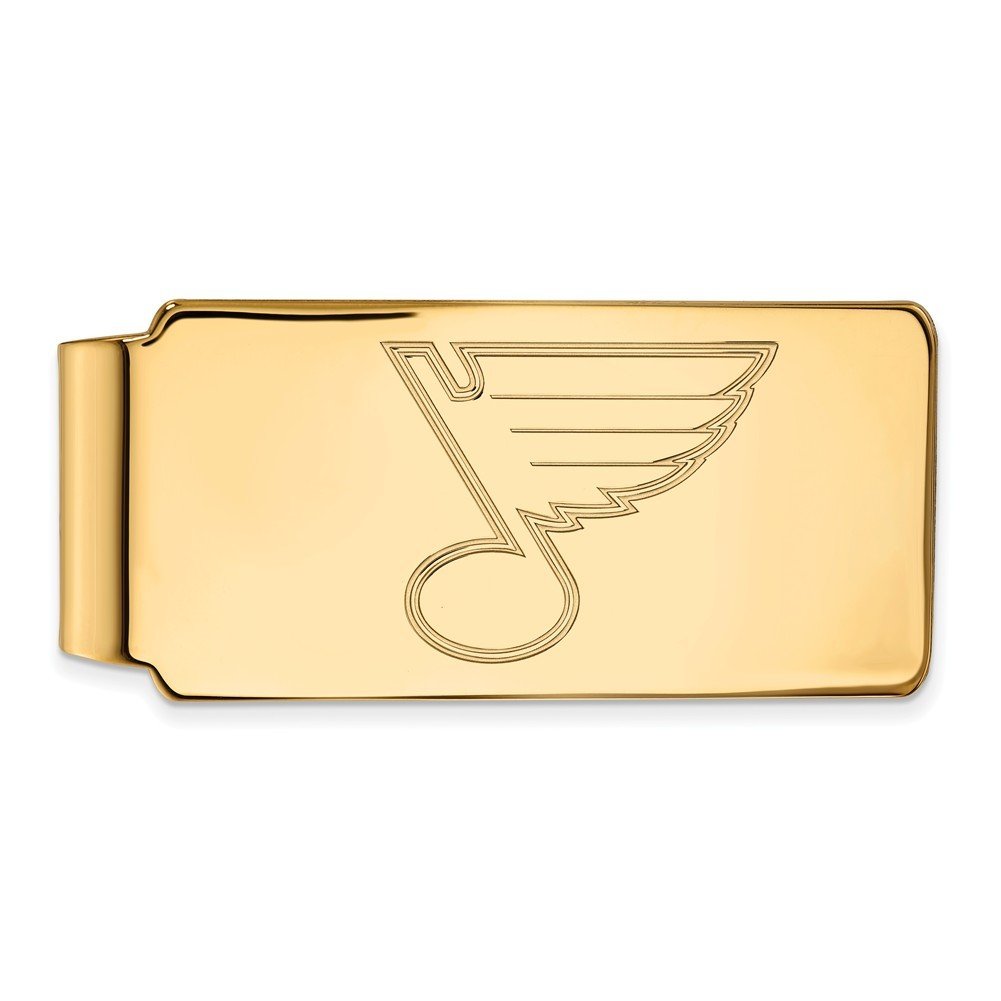 LogoArt 10K黄色ゴールド NHL 西部への入り口・ブルース 先だつものゼムクリップ