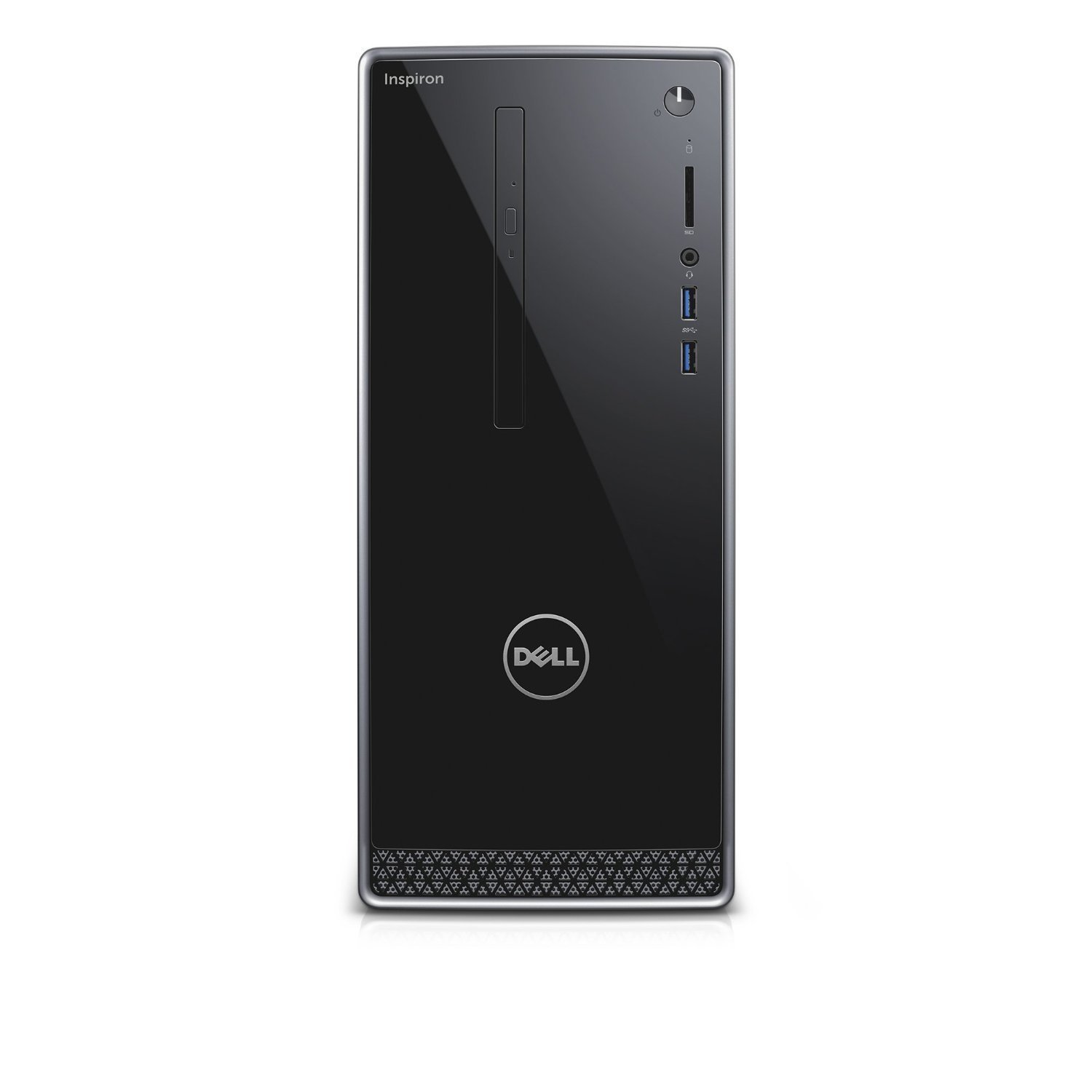 2016 Newest Dell Inspiron 3650 Desktop Black (Intel Core i3-6100 Processor 3.70 GHz 8GB DDR3L RAM 1TB HDD DVD Wifi Bluetooth Windows 7/10 Professional) Keyboard/Mouse Included by Dell