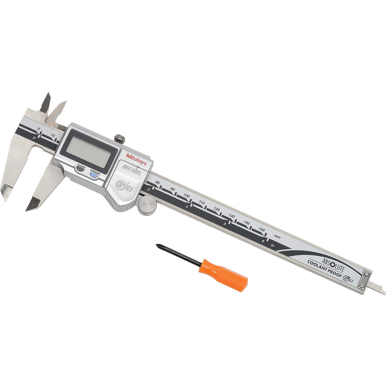 Mitutoyo 500-752-20  Digimatic Caliper  0-6  IP67  0005 0/01 粍 No SPC