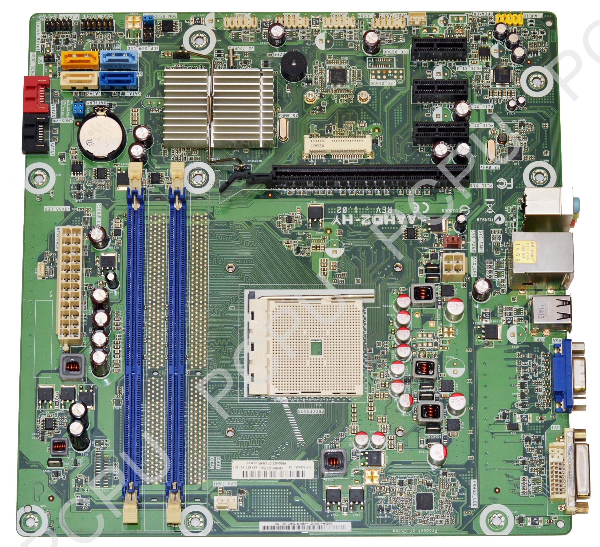660155 ? 001 HP p6 ? 2000デスクトップマザーボードAMD fm1