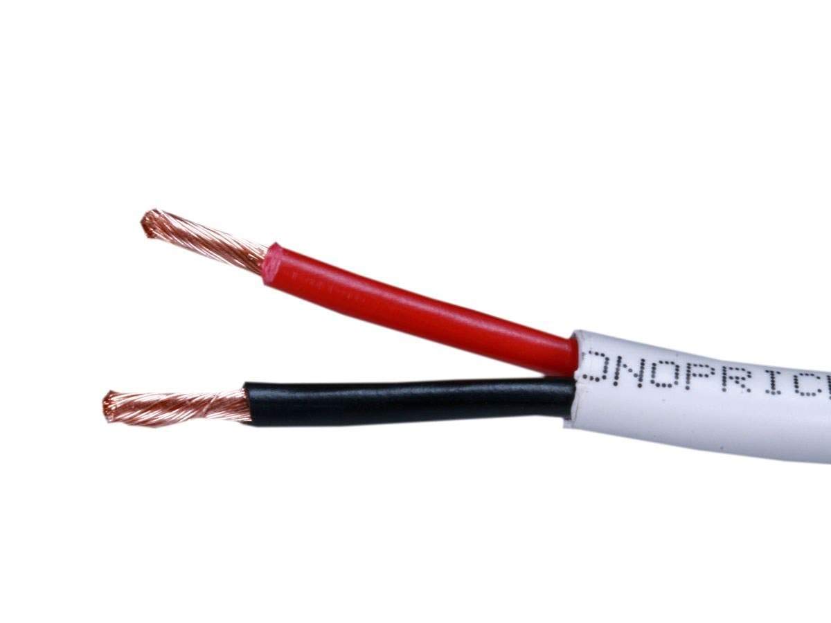 Monoprice 金棒引き導線 - CL2定格、2伝導体、カテゴリー化、16AWG、1000フート、白いこと - メモリアクセスつづき物 パソコン・周辺機器-インクカートリッジ-プリンター・FAX用インク
