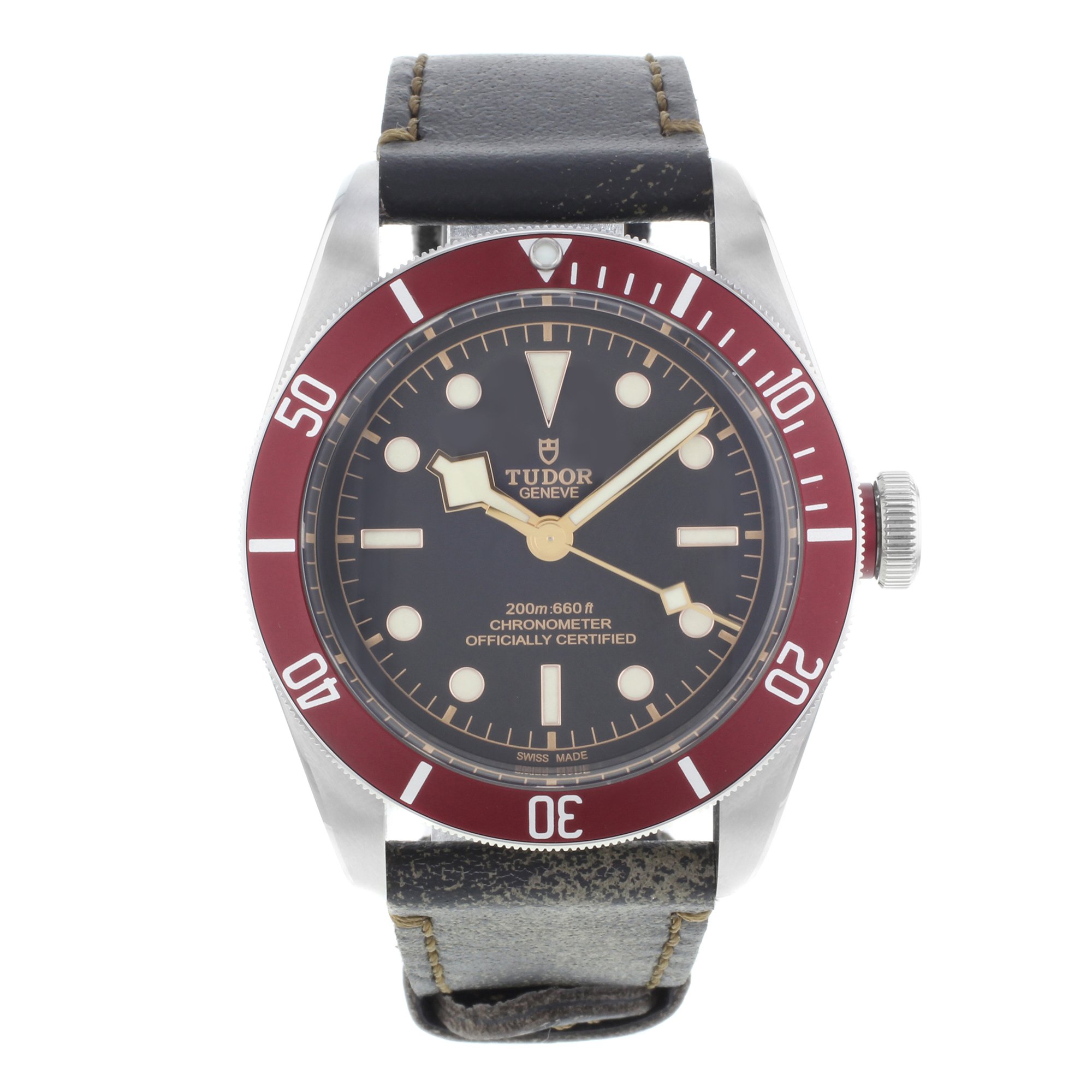 Tudor Heritage 黒いことベイ自動小銃一巻き メンズウォッチ M79230R-0005  今めかしい