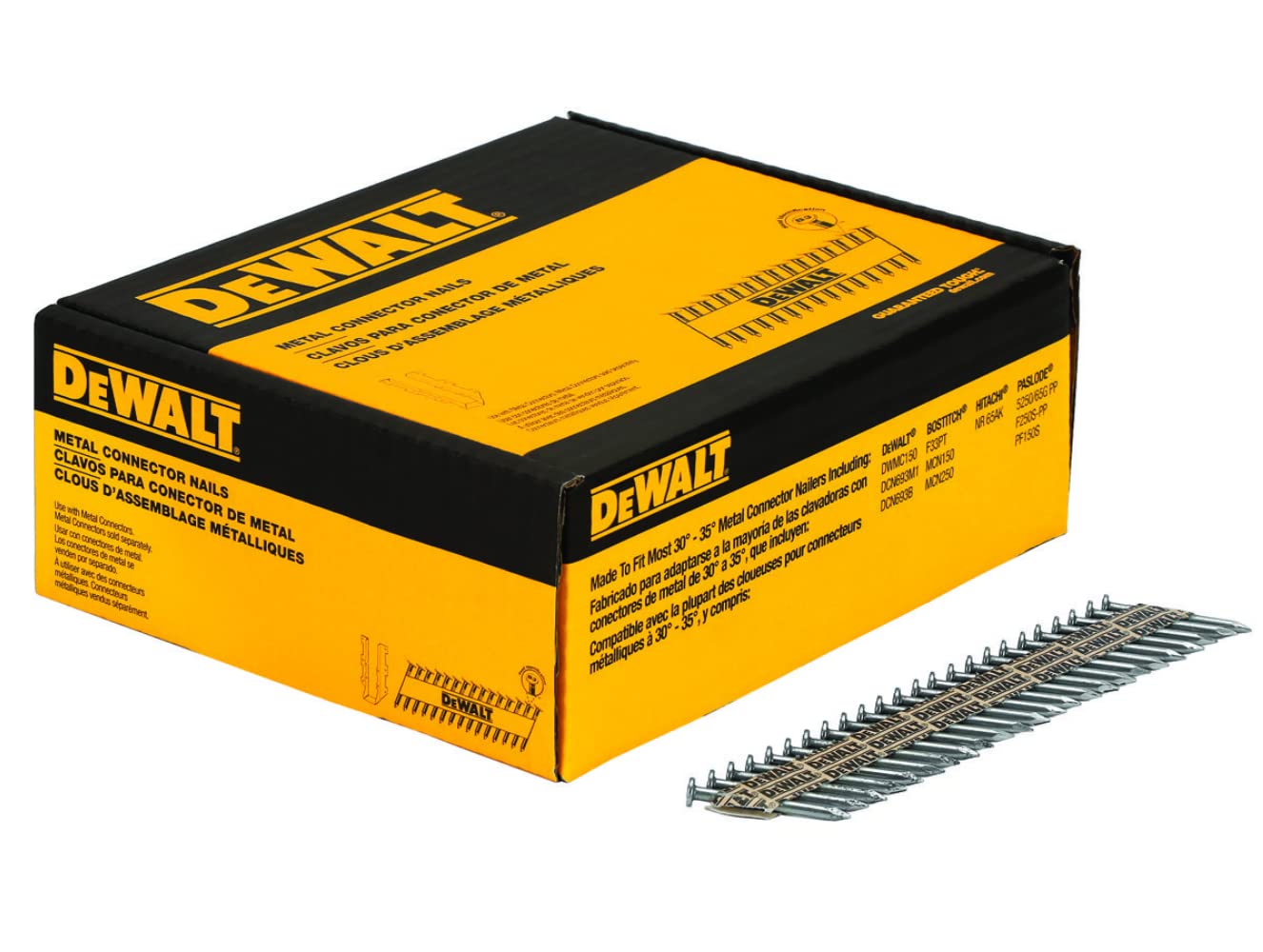 DEWALT DWMC13115G-2M 1-1/2 Inch x 0.131 Inch Galvanized Metal Connector Nails (Pack of 2000)｜global研究所 29,236円