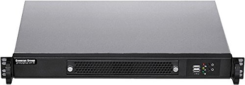 plinkusa rackbuy 1uラックマウントシャーシ( 11.81  Deep ) ( Micro - ATX / Mini ITX ) ( 4 x 2.5  7 ~ 15mmhdd / SSD ) (カスタマイズ1u IOシールド) ( no電源供給、レールなし、システムとケースのみ) ipc-1304 m