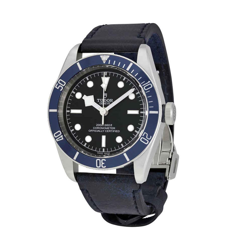 Tudor Heritage 黒いことベイ 自動小銃一巻き メンズウオッチ M79230B-0002