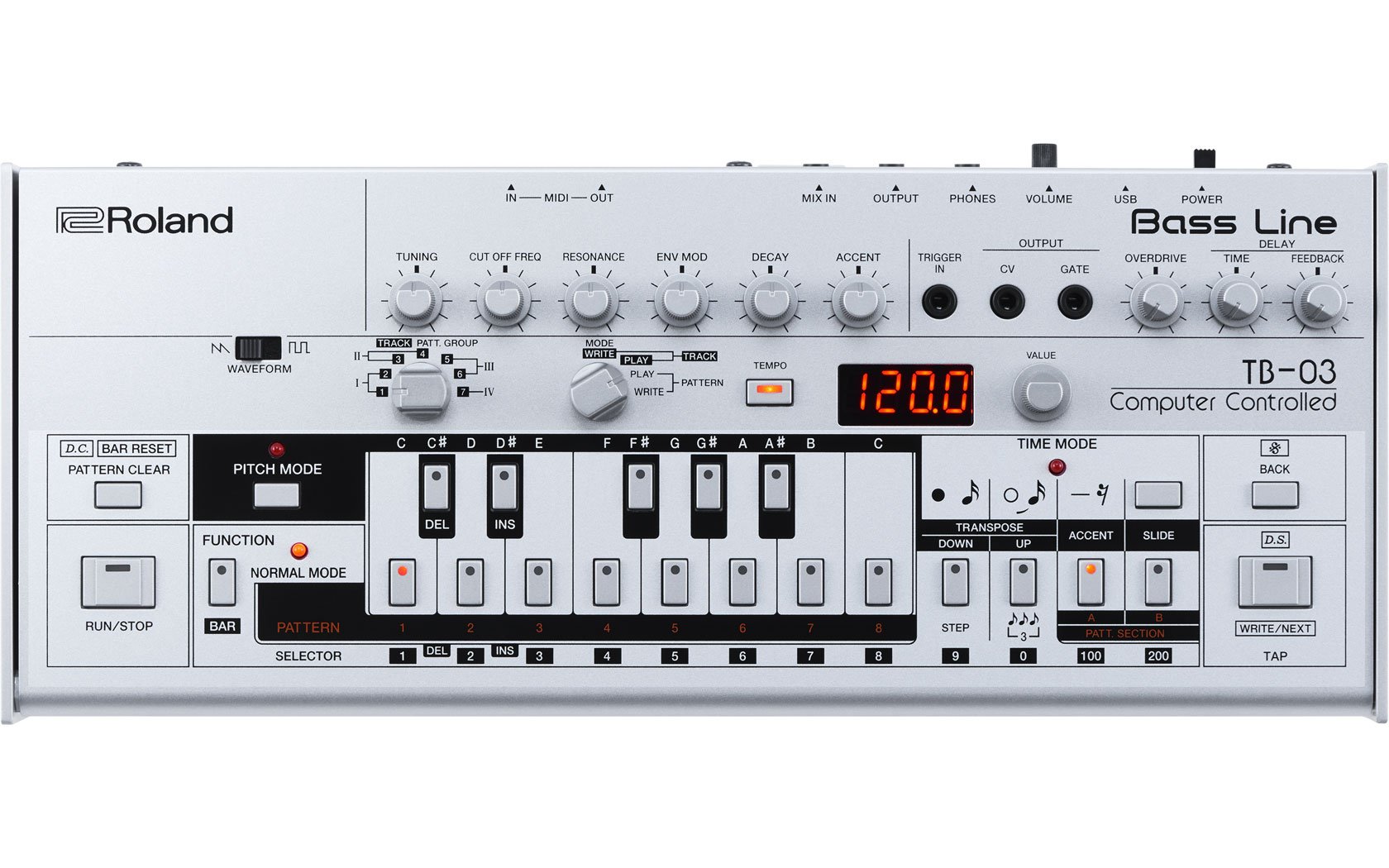 Roland tb-03 | tb-303サウンドベースラインSynthesizer｜global研究所