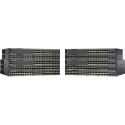 Cisco Systems WS-C2960X-24TS-L Catalyst 2960X-24TS-L Switch Managed 24x10/100/1000 + 4xGigabit SFP Rack-mountab