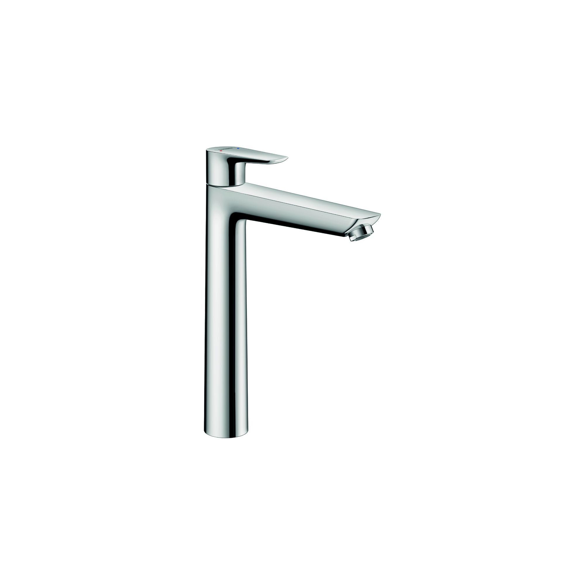hansgrohe Talis E 今めかしい 飾り気の無い据え置き 飾り気の無い洗い濯ぎ 1手持ち部分 高さ11in バスルームシンク水道の栓 クローム 71717001