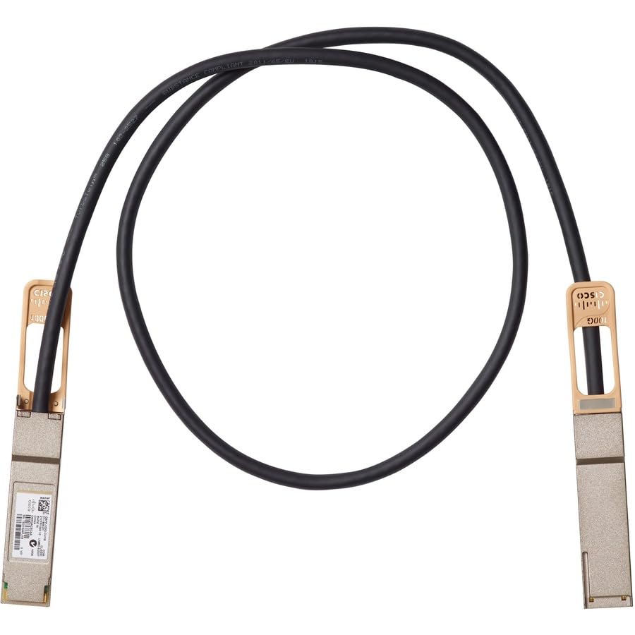Cisco 100GBASE-CR4 QSFP Passive Copper Cable 1-meter (qsfp100gcu1m=)|global研究所