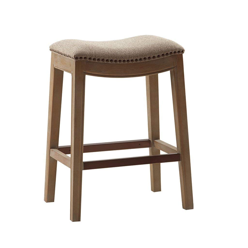 Madison ParkベルファストサドルポリエステルCounter Stool、カーキ|global研究所