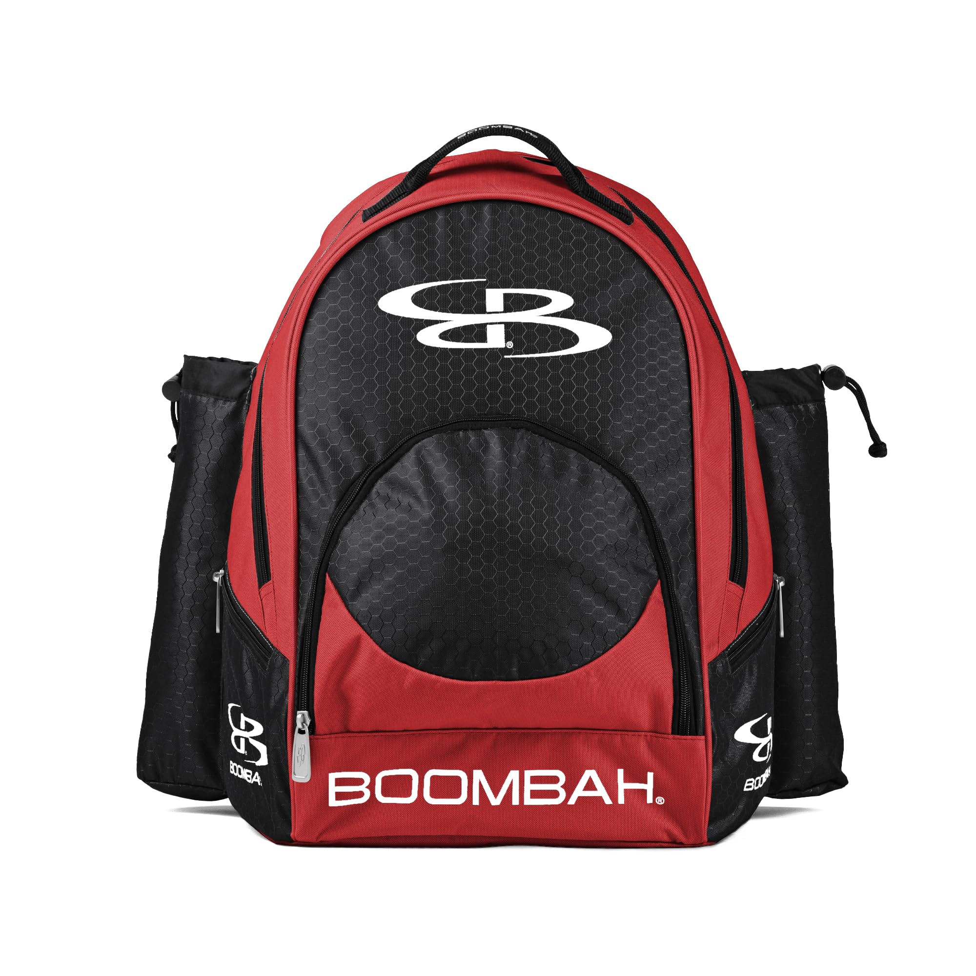 Boombah Tyro ベイスボール/ソフトボール バットバックパック 20in x 15in x 10in 赤いこと/黒いこと バレル大きさ2-5/8inまでの野球バット2本を納める能力のある