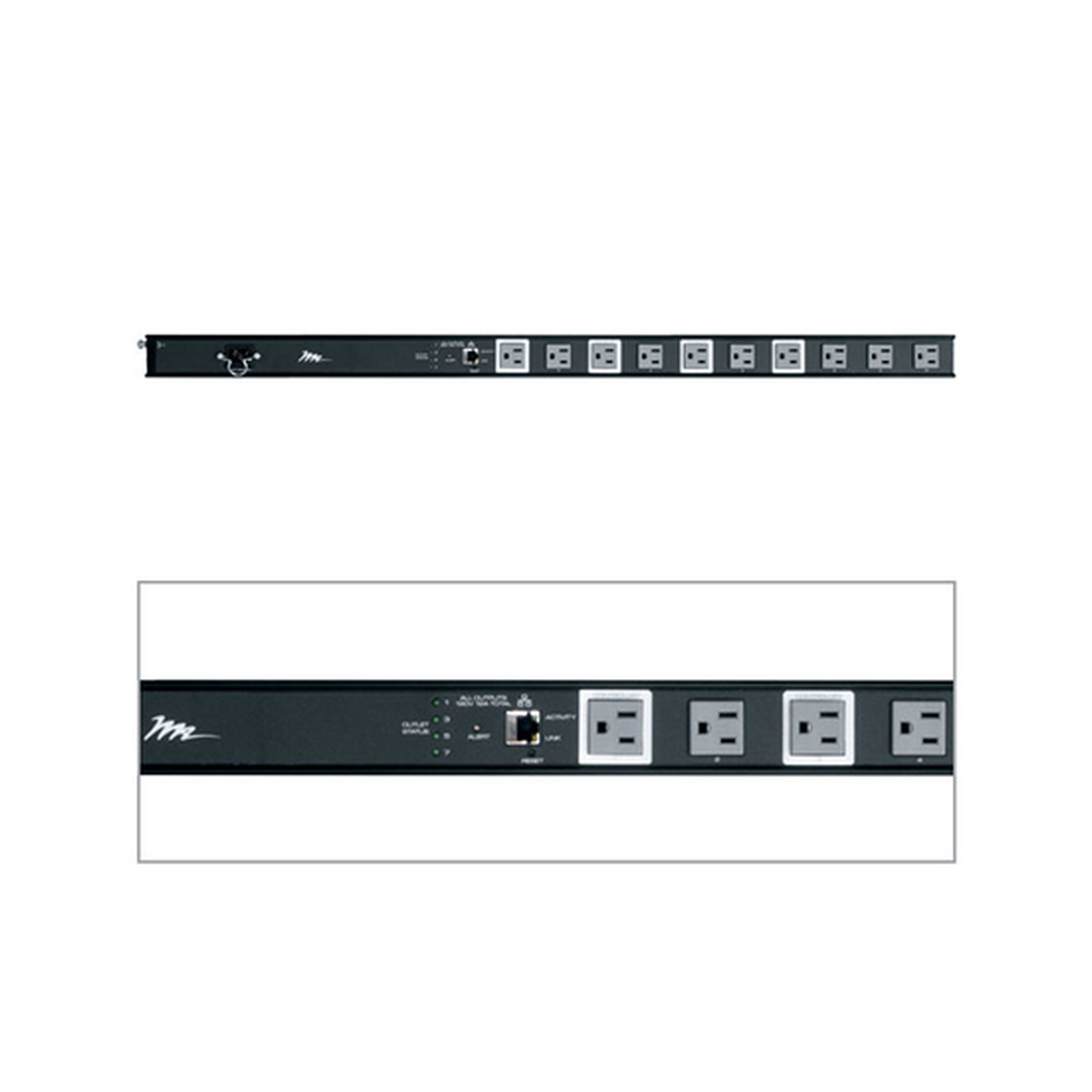 Middle Atlantic rlnk-1015 V | 10コンセント電源分配ユニットwith racklink