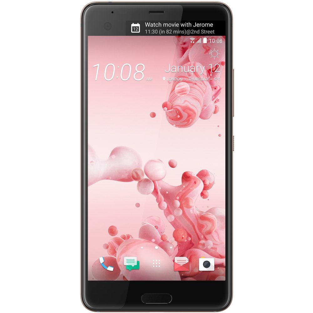 HTC U Ultra 64GB Single SIM Factory Unlocked Android OS Smartphone (Cosmetic Pink) - International Version