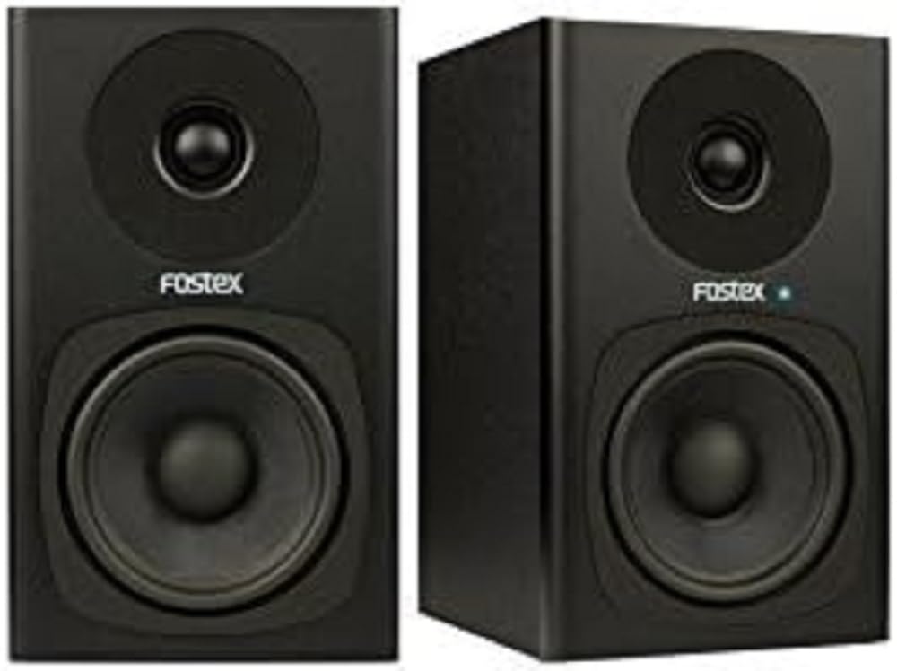 Fostex USA Fostex 2ウェイ スタジオモニター 4インチウーファー付き ペア ブラック (PM04C-B) (PM04C-B)|global研究所