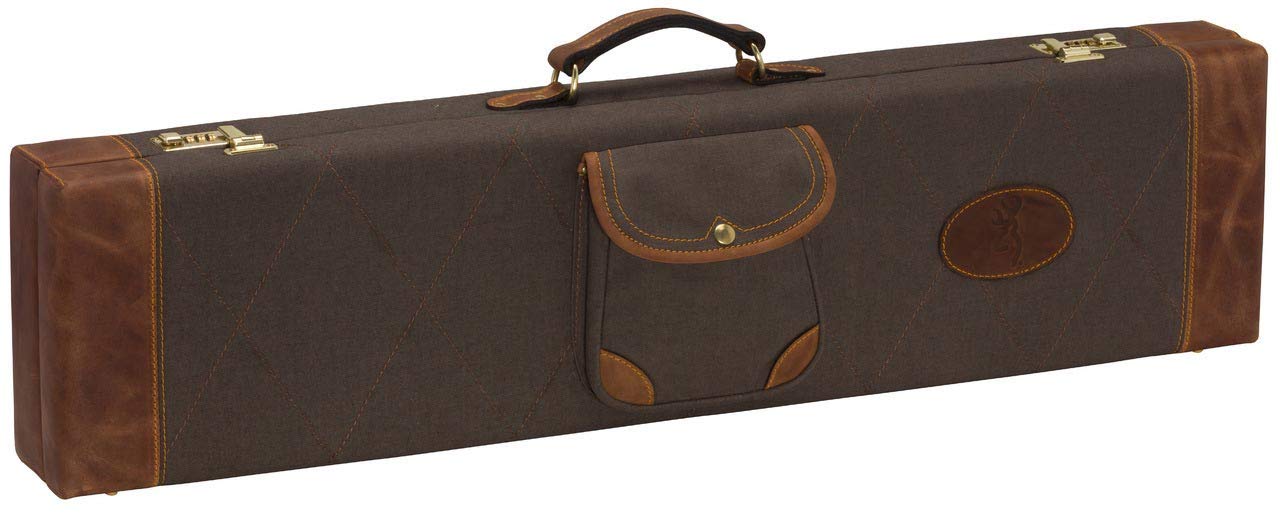Browning 1423886912キャンバス/レザーフィットケース1423886912 Lonaケース、サイズ34