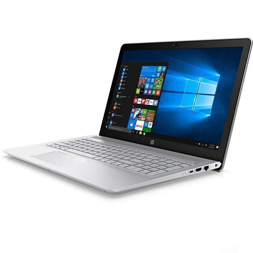 HP 15.6 inch HD Laptop Intel Core i5-7200U Processor 2.5GHz 12GB DDR4 RAM 1TB HDD HDMI Bluetooth SuperMulti DVD WiFi HD Webcam Windows 10 -Turbo Silver