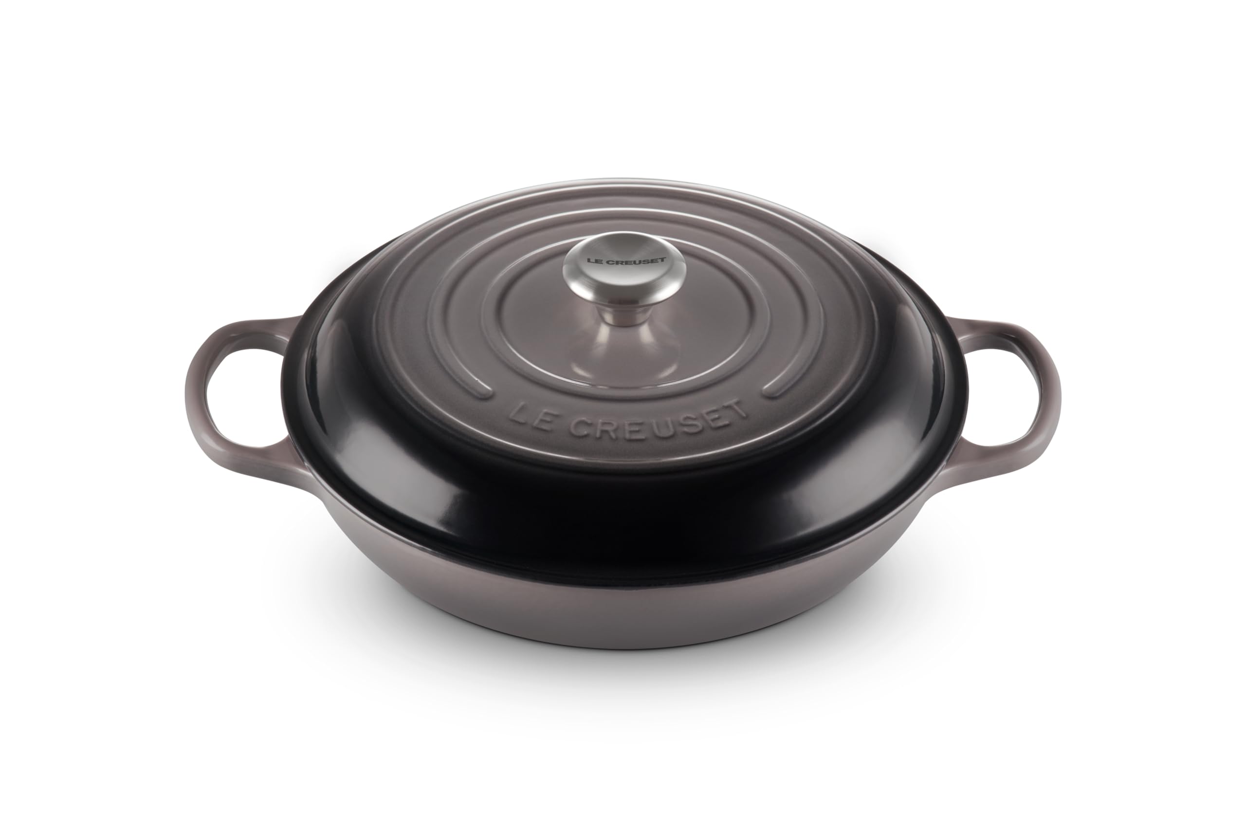 ル・クルーゼ名前入りエナメル鋳鉄3-1/2クオート丸型ブレゼ鍋 3.75 Qt. 607192-LS2532-307FSS｜global研究所