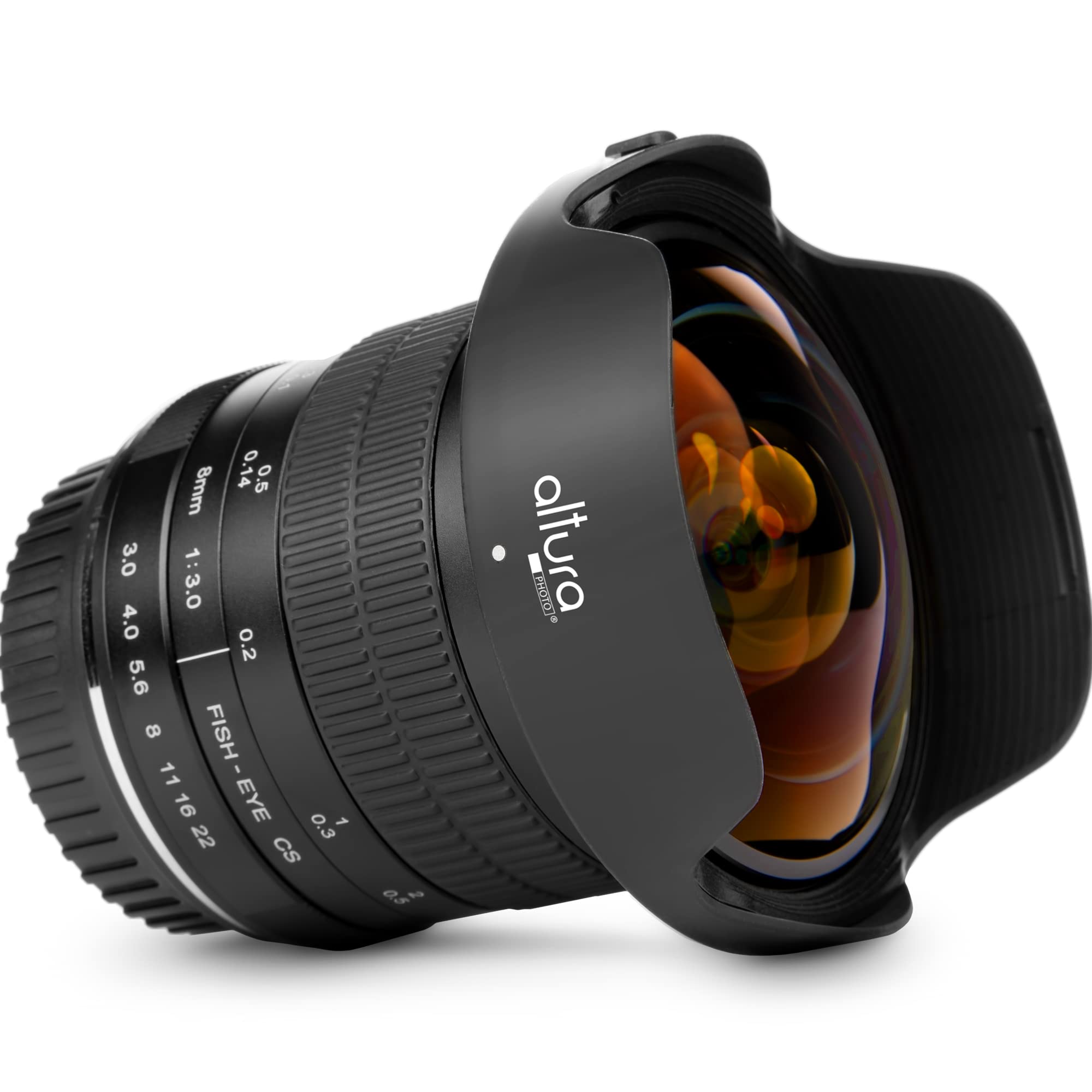 Altura Photo 8mm f/3.0 プロフェッショナル広角レンズ 非球面魚眼レンズ Canon EOS 90D 80D 77D Rebel T8i T7 T7i T6i T6s T6 T100 SL2 SL3 デジタル一眼レフカメラ EFマウント付き 31,509円