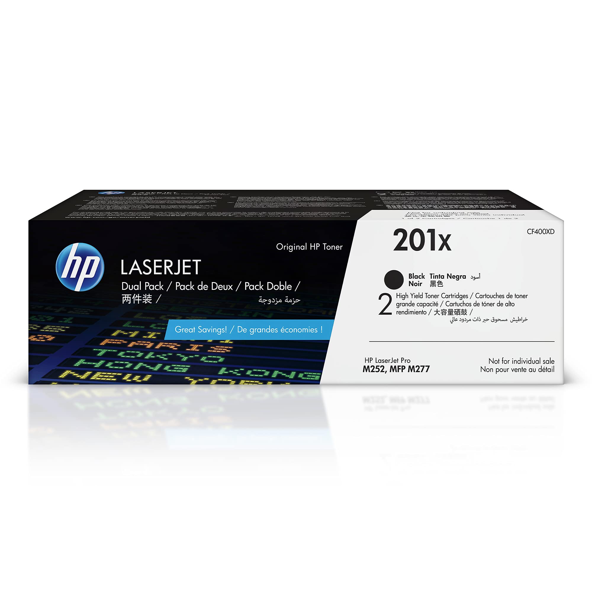 HP CF400XD (201X) Toner black 2.8K pages Pack qty 2