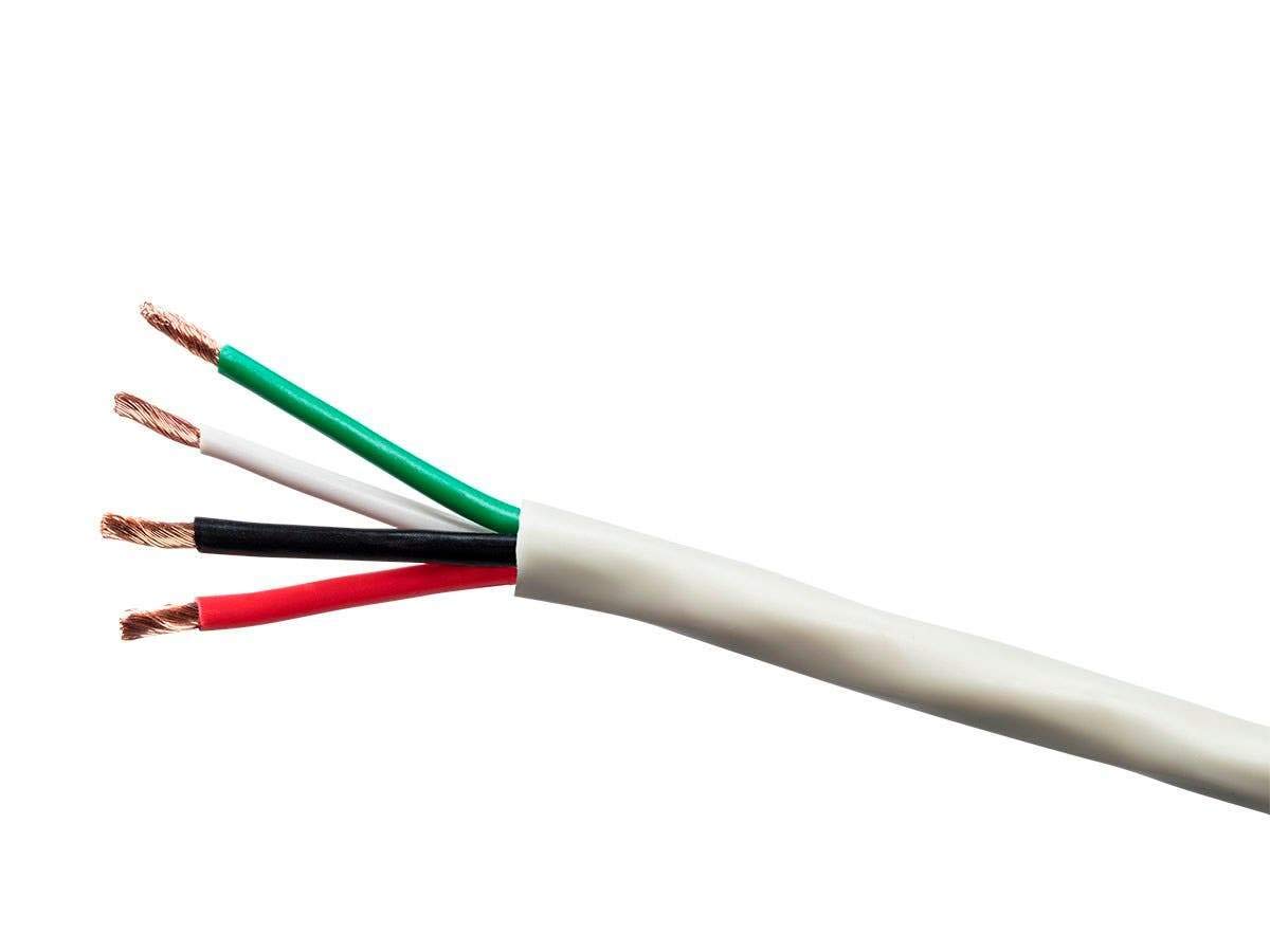 Monoprice原点シリーズ14 AWG 4芯Burial定格スピーカーワイヤ、250 ftグレー