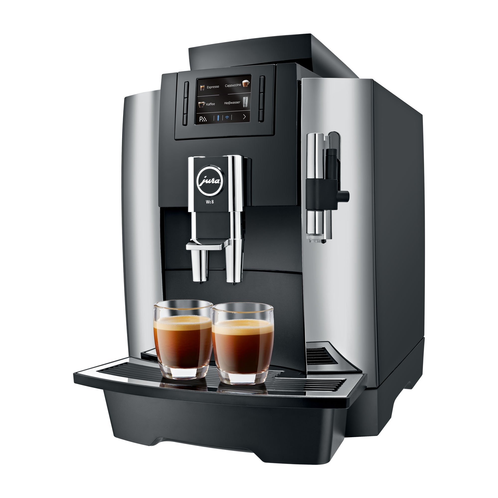Jura 15145 Automatic Coffee Machine WE8  Chrome
