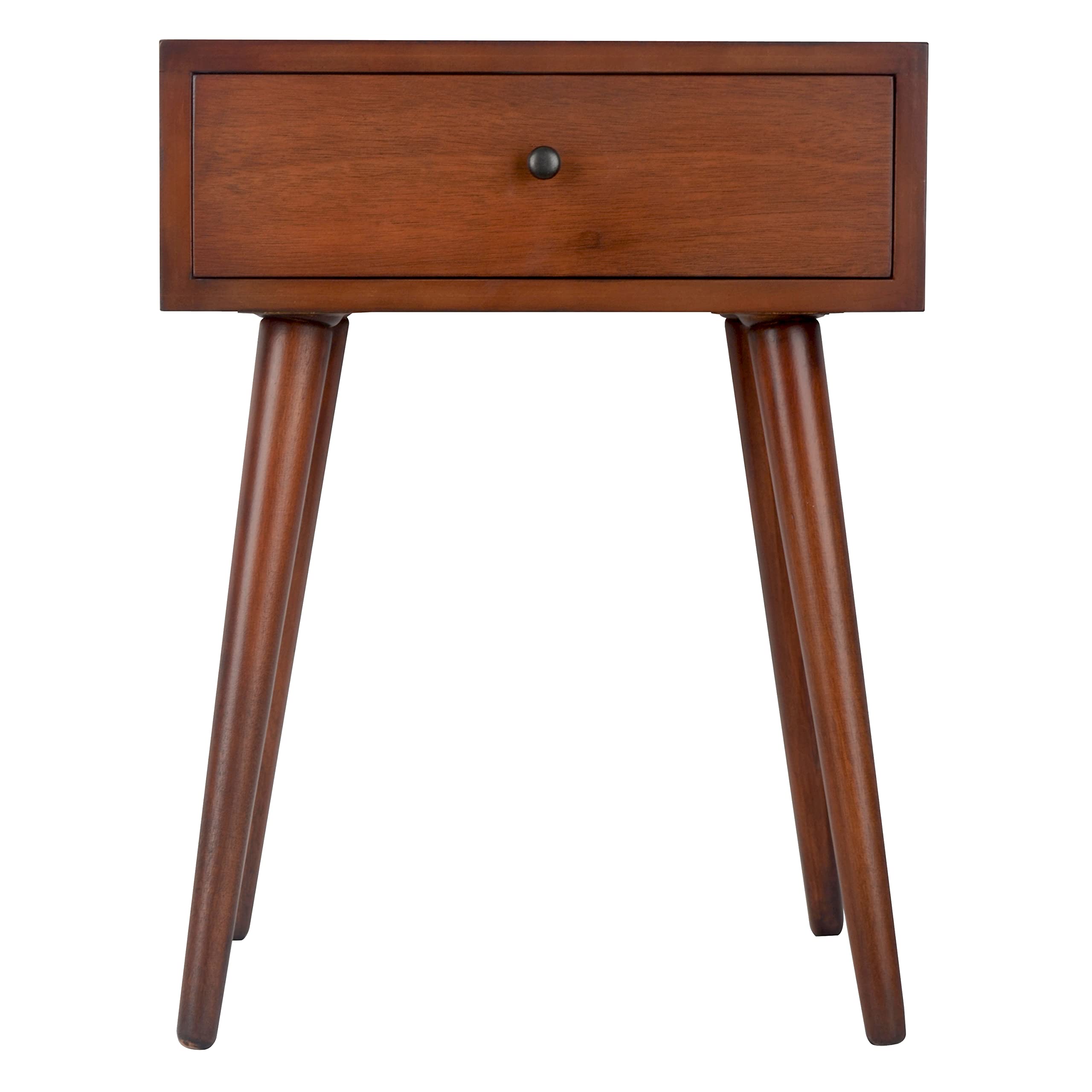 エンドテーブルmid-century Single引き出し木製サイドアクセント表 ? 17.75 in Wide X 23.5 in High X 13.75 in Deep