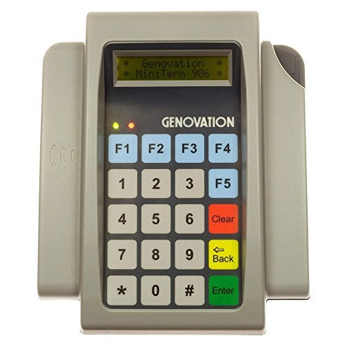 DSI Genovation Miniterm 906 20キーメンブレンキーパッド (906-M (磁気スワイプレダー))