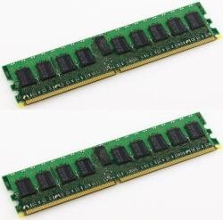 MicroMemory 8 GB ddr2 400 MHz ECC/REG一揃いの道具2 x 4gb記憶装置モデュール、mmi0080 _ 8gb (2 x 4gb記憶装置モデュール)