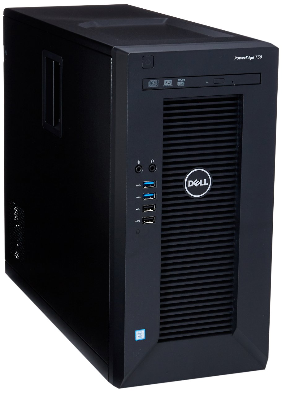 Dell PowerEdge T30 - Server - MT - 1-way - 1 x Xeon E3-1225V5 / 3.3 GHz - RAM 8 GB - HDD 1 TB - DVD-Writer - HD Graphics P530 - GigE - no OS - monitor: none - BTS