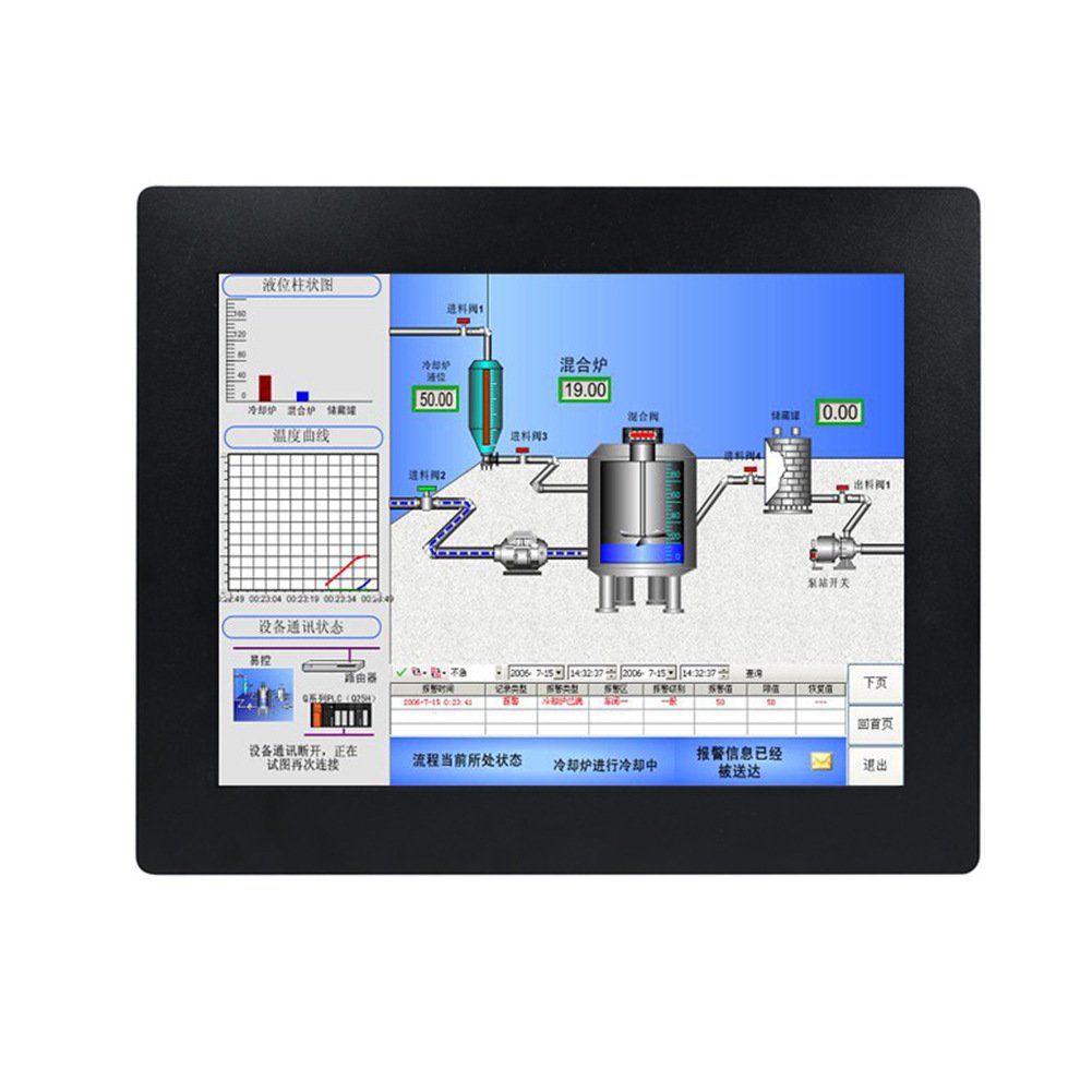 15 Inch 2MM China Resistive Touch Panel PC J1900 8G RAM 64G SSD Z14