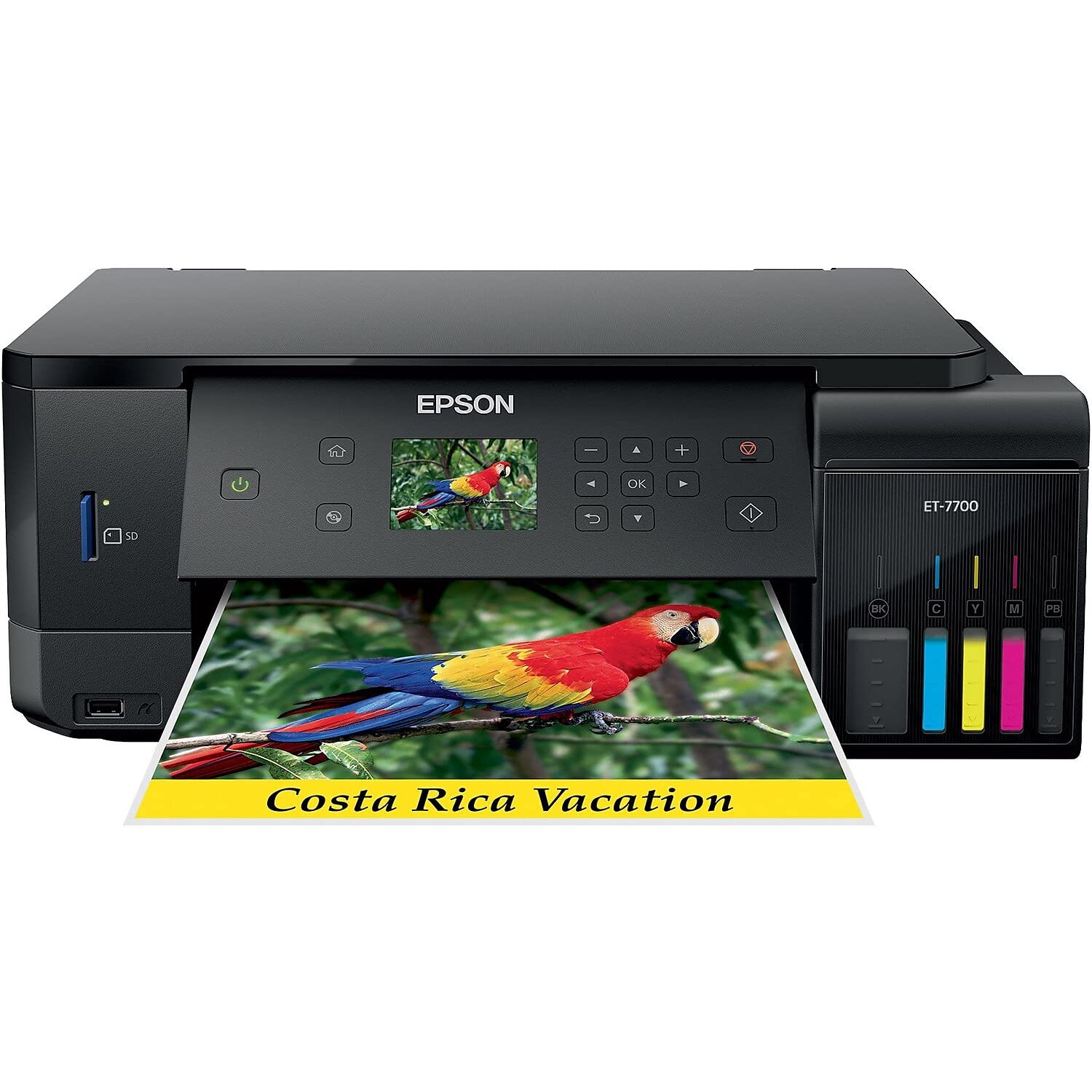 Epson式割り増し金et-7700 EcoTank無線電話5-color All - インチ - One SUPERTANK印刷者
