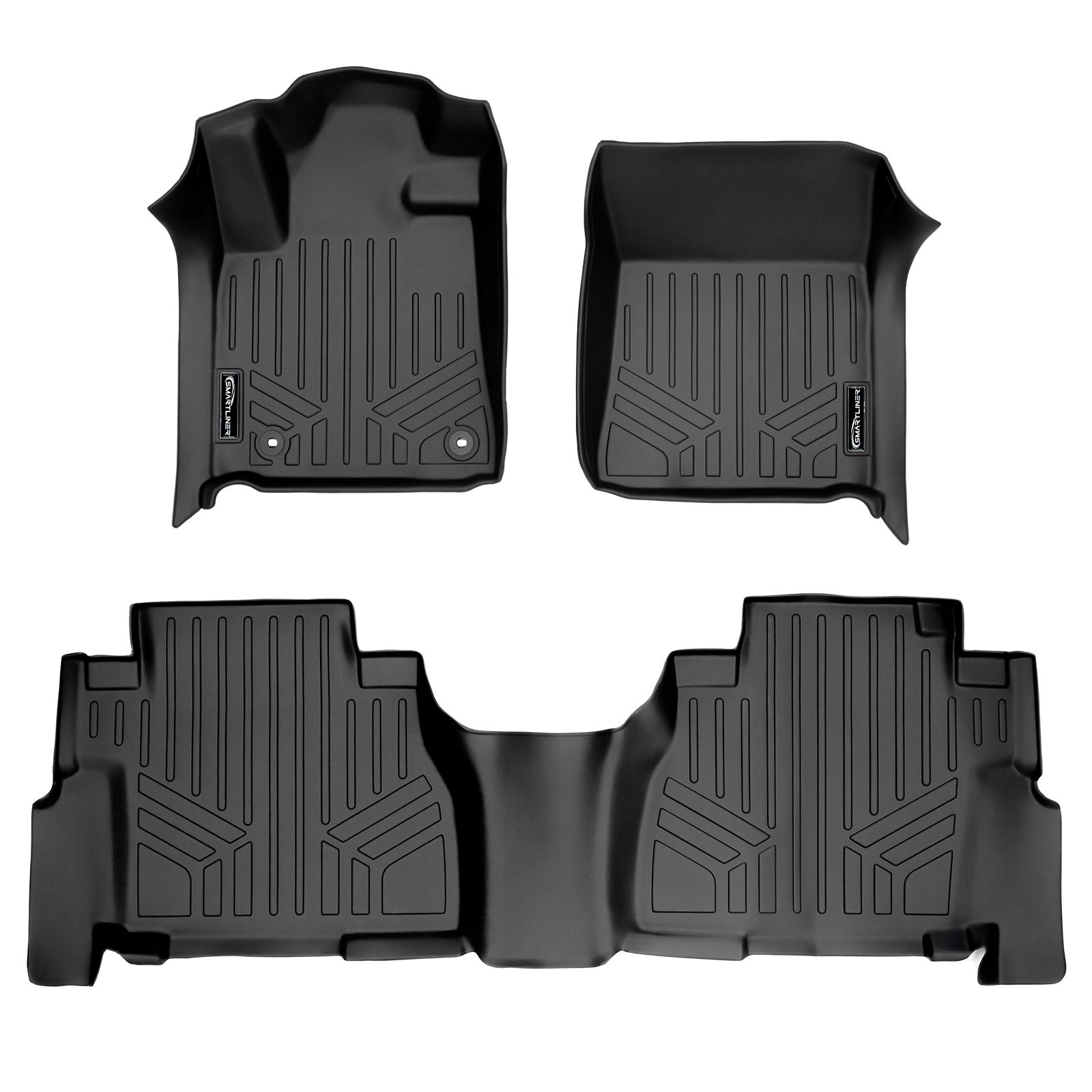 MAXLINER フロアマット 2列ライナーセット ブラック 2012-2018年式 トヨタ セコイア用 2列目ベンチシート|global研究所