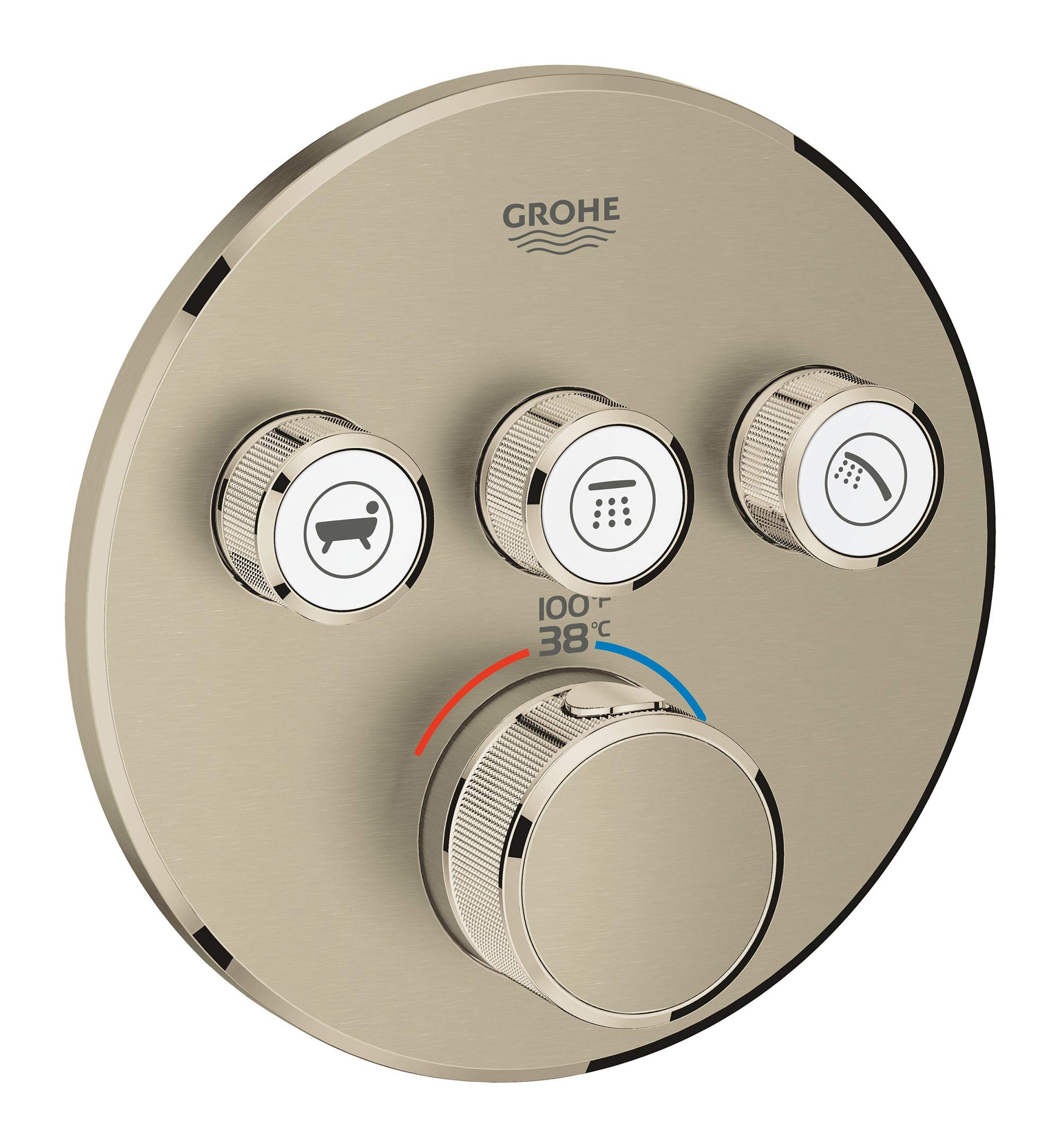 Grohe 29138en0 29138ラウンドUS無光沢ＮｉTHM SmartControl 3