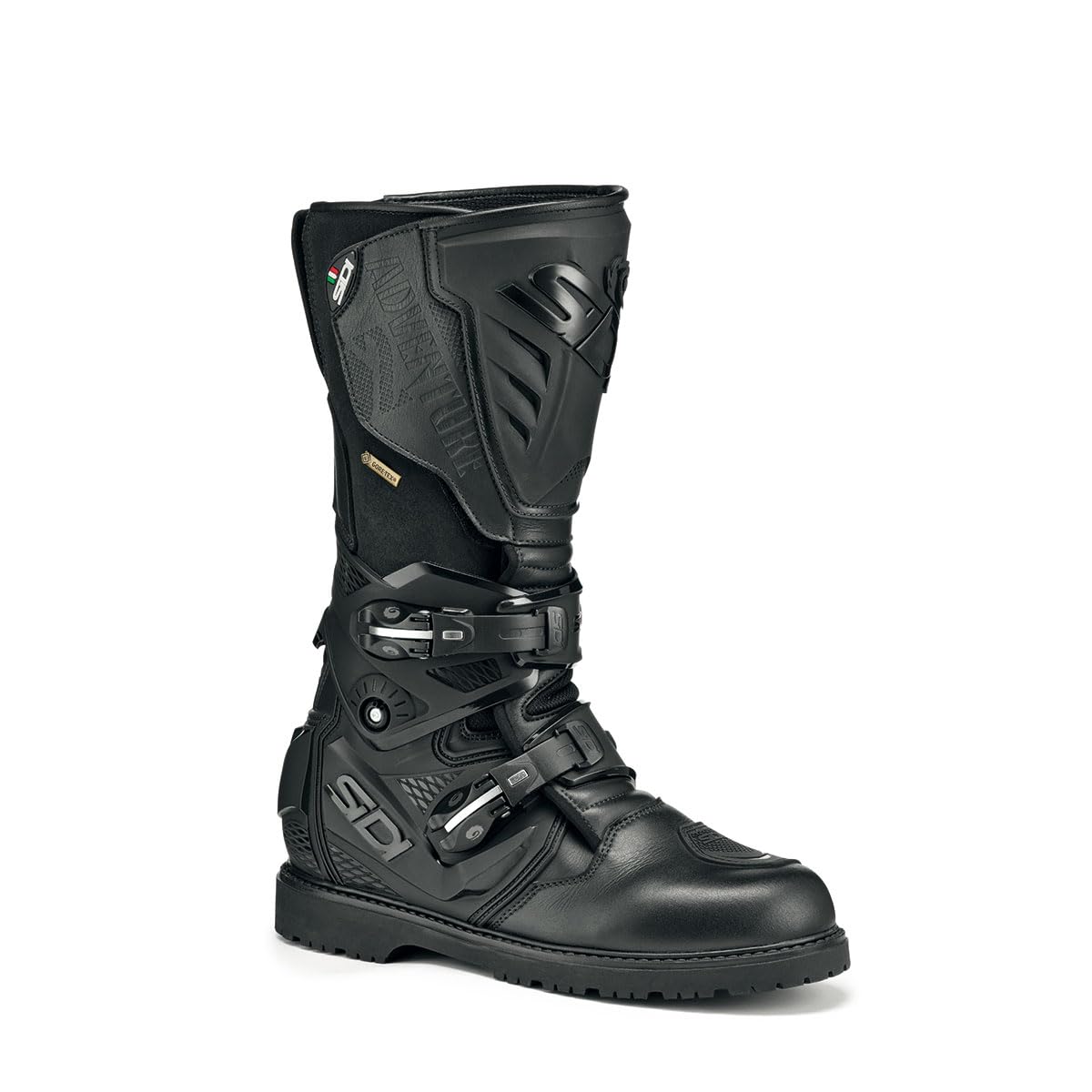 Sidi Adventure 2 Gore Tex オートバイブーツ ブラック US8.5/EU42