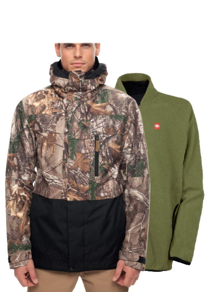 【686】シックスエイトシックス2017-2018 Smarty 3-インチ-1 Form Jacket メンズ スノージャケット スノーウェア スノーボード御召しもの スノボ RealTreeCamo M
