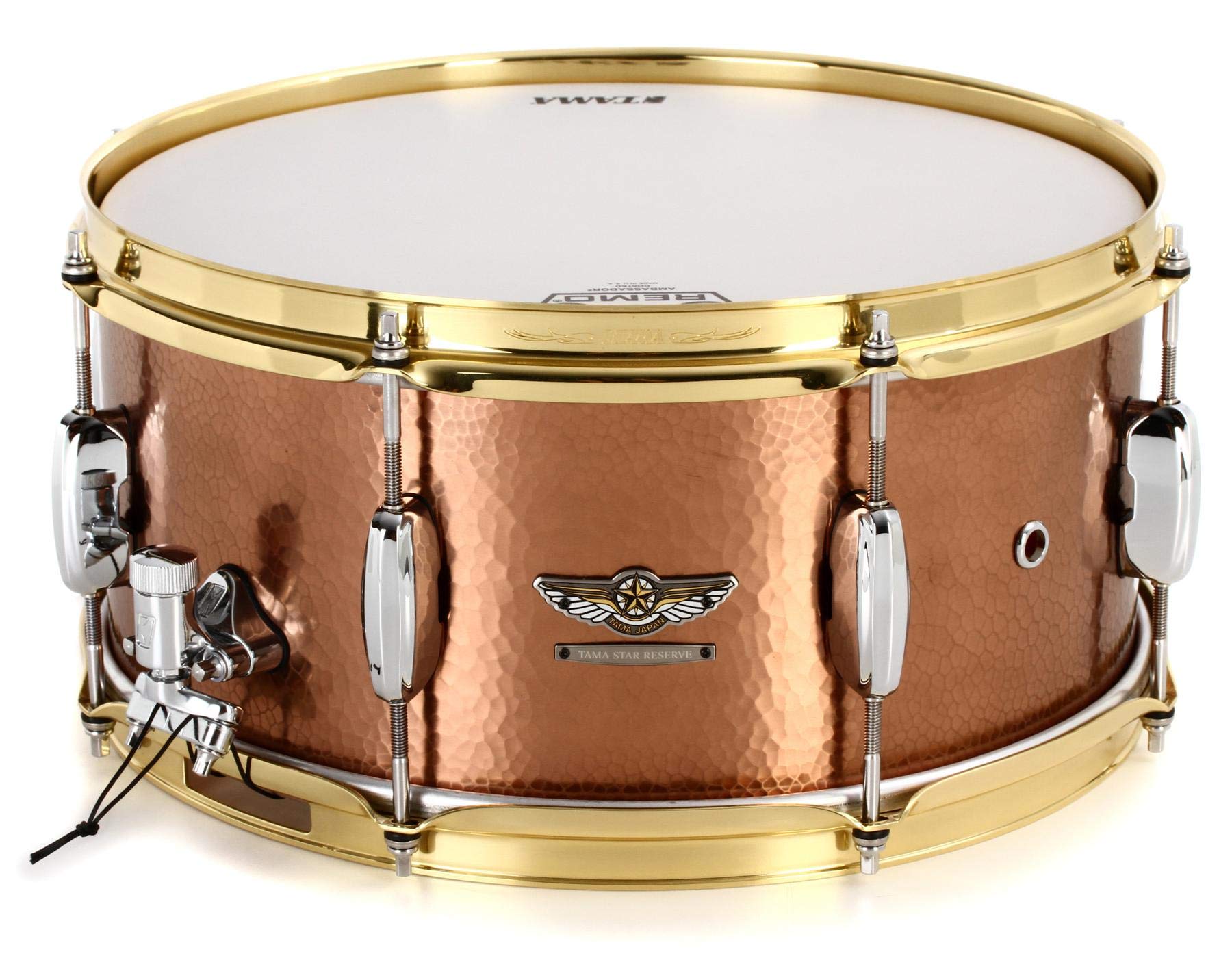 TAMA スネアドラム &ldquo;STAR Reserve Snare Drum #4 TCS1465H [HAND HAMMERED COPPER]｜global研究所