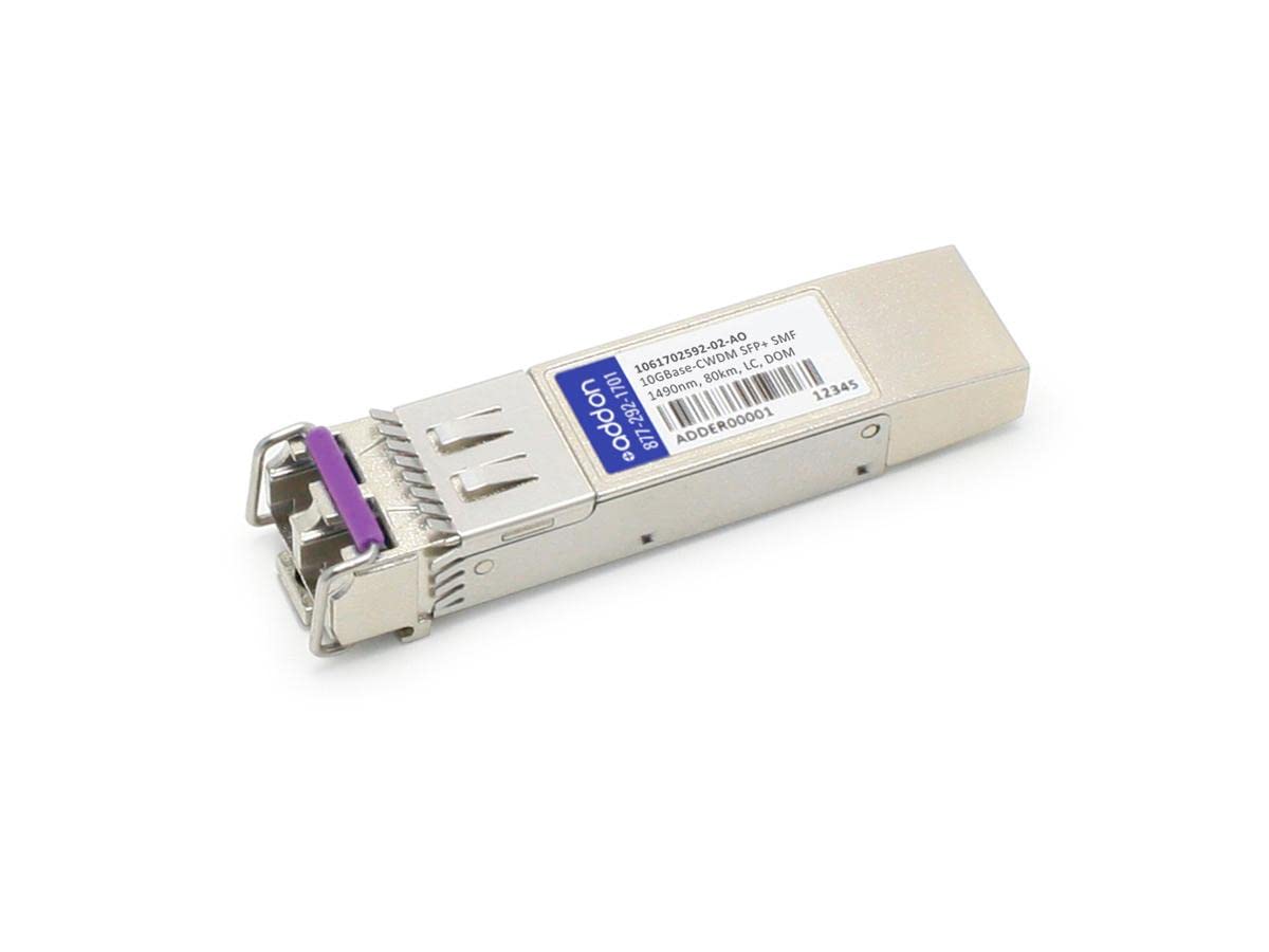XCVR SFP+ 10GBASE-CWDM 80KM SMF DOM TAA
