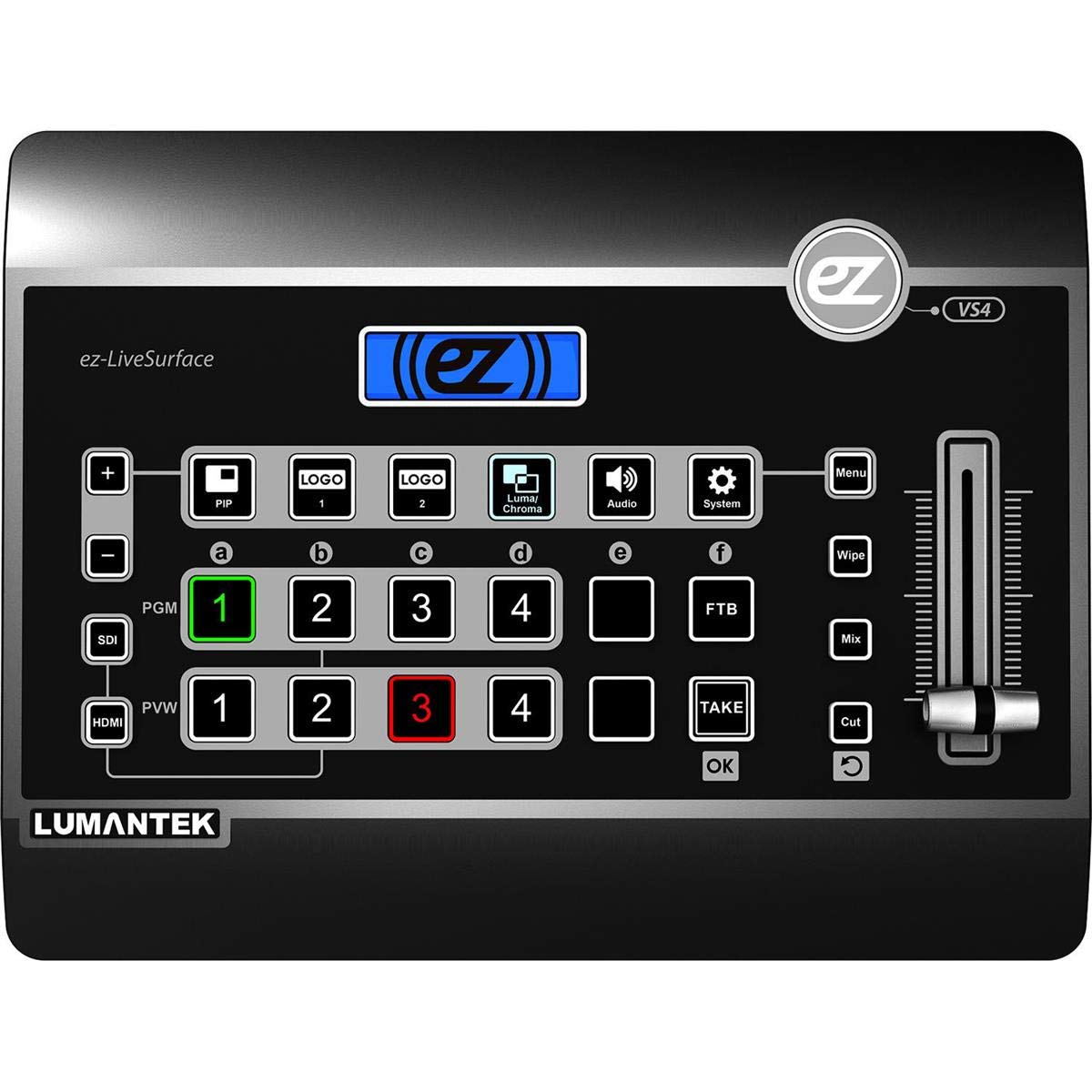 [並行輸入品]Lumantek 4Ch Full-固定ディスク Video Switcher ez-PRO VS4 / Internal scalers for SD 固定ディスク Full-固定ディスク