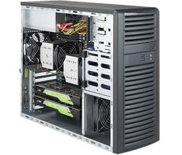 Supermicro System SYS-7039A-I MIDTOWER XEON LGA3647C621 MAX.2結核症 4X3.5in 2X5.2