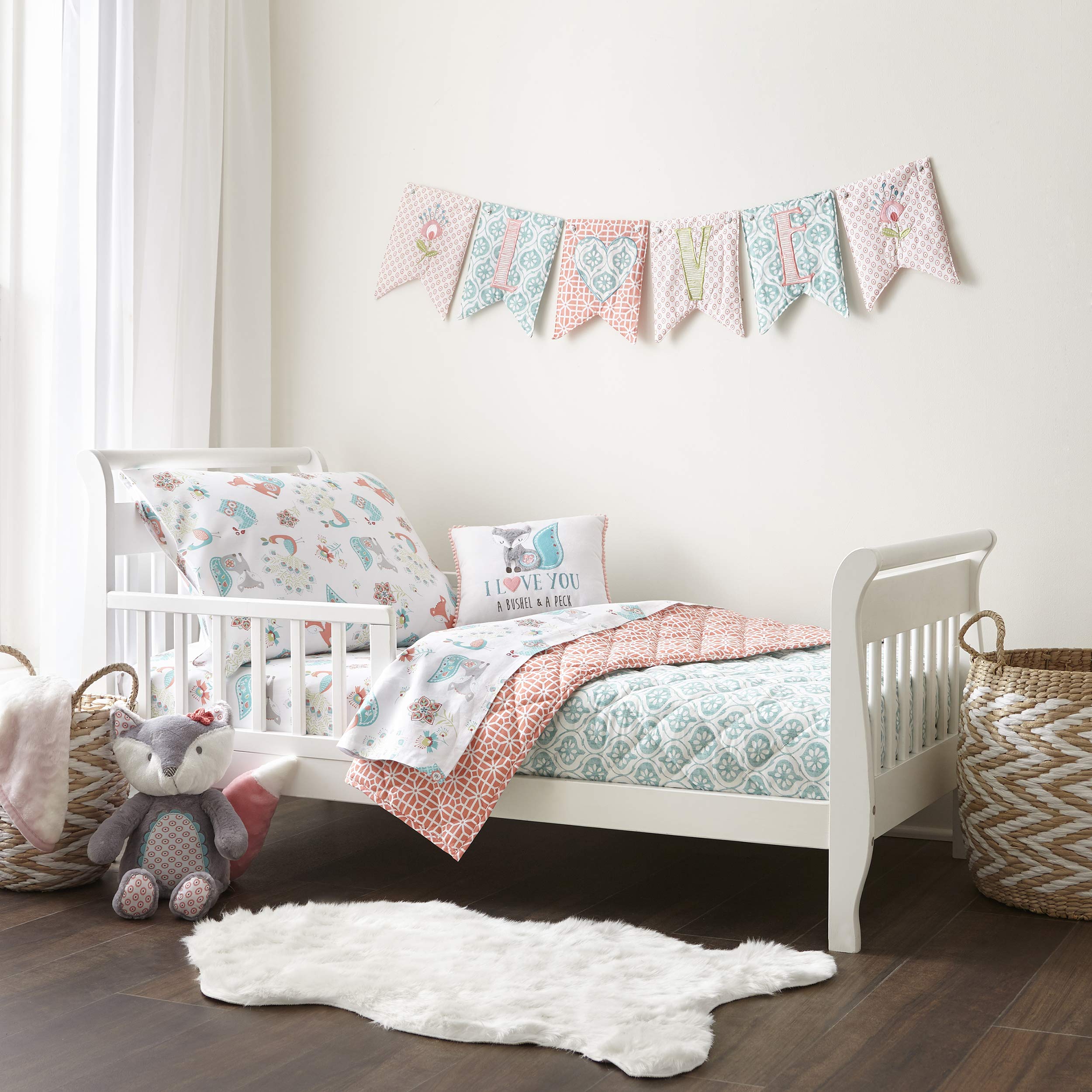 Levtex Home Kids Fiona Fox 5 Piece Toddler Bedding Set Multicolor｜global研究所