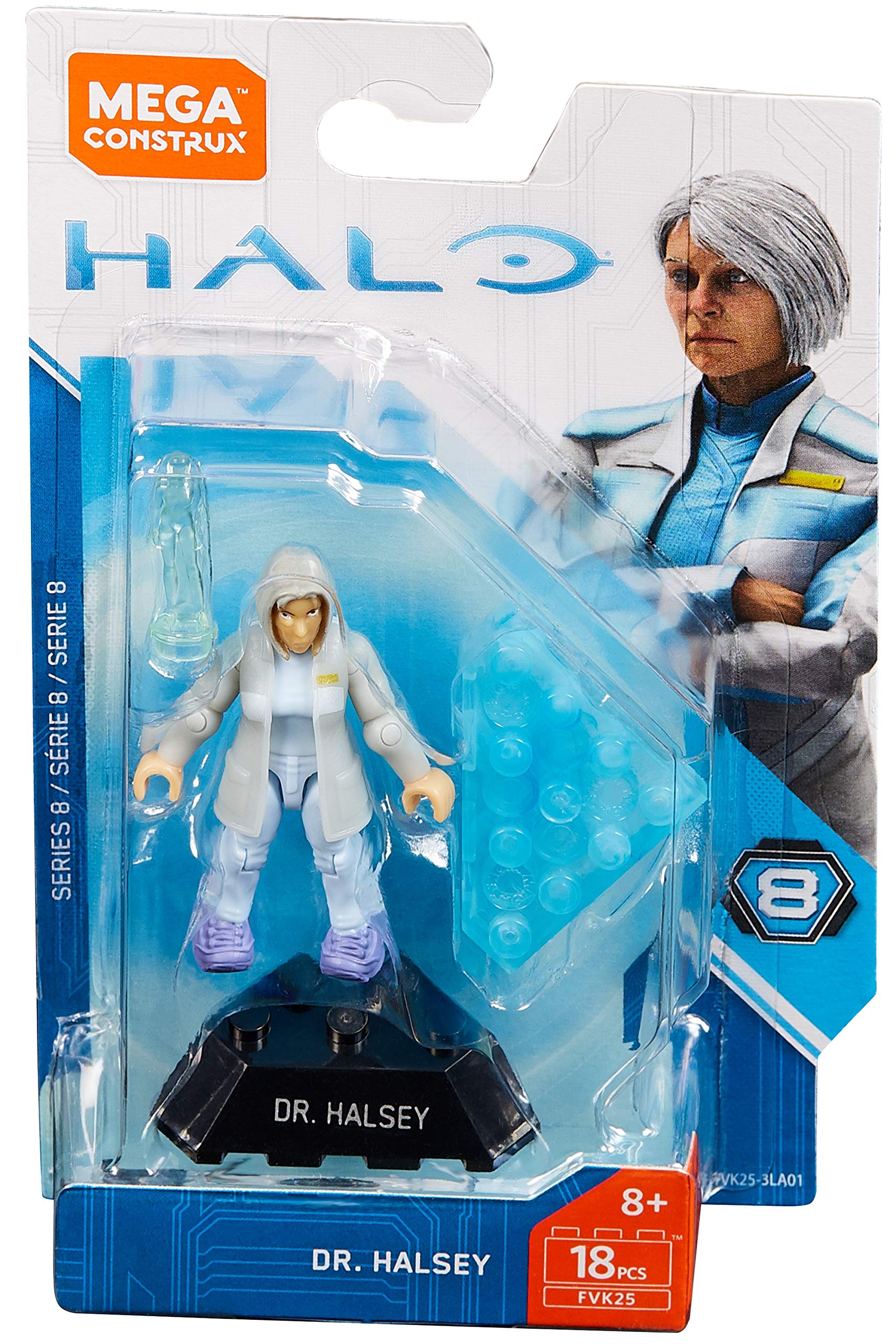 Mega Construx Halo Heroes Dr. Halsey Building Set
