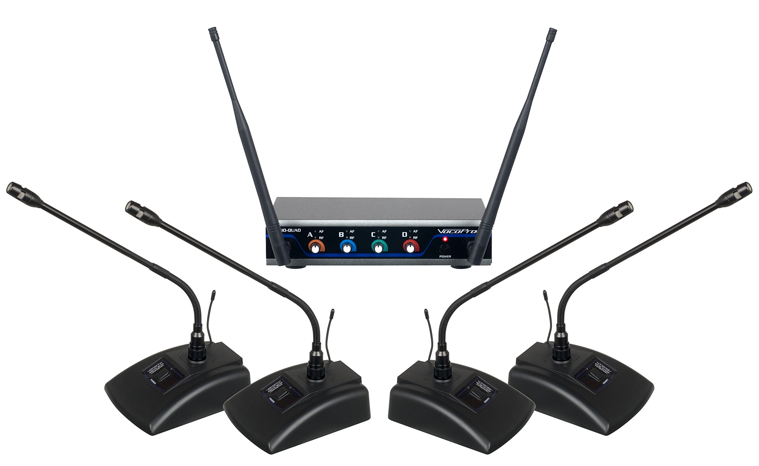VocoPro Wireless Microphone System DIGITAL-QUAD-CONFERENCE-C4 (DIGITAL-QUAD-CONFERENCE-C4)