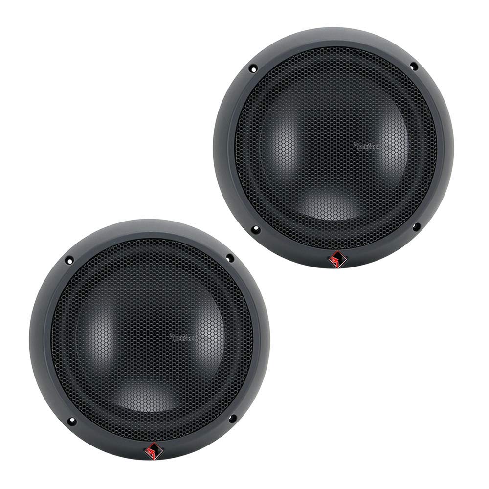 Two Rockford Fosgate T1D2-12 12 Power T1 2-Ohm DVC Subwoofers