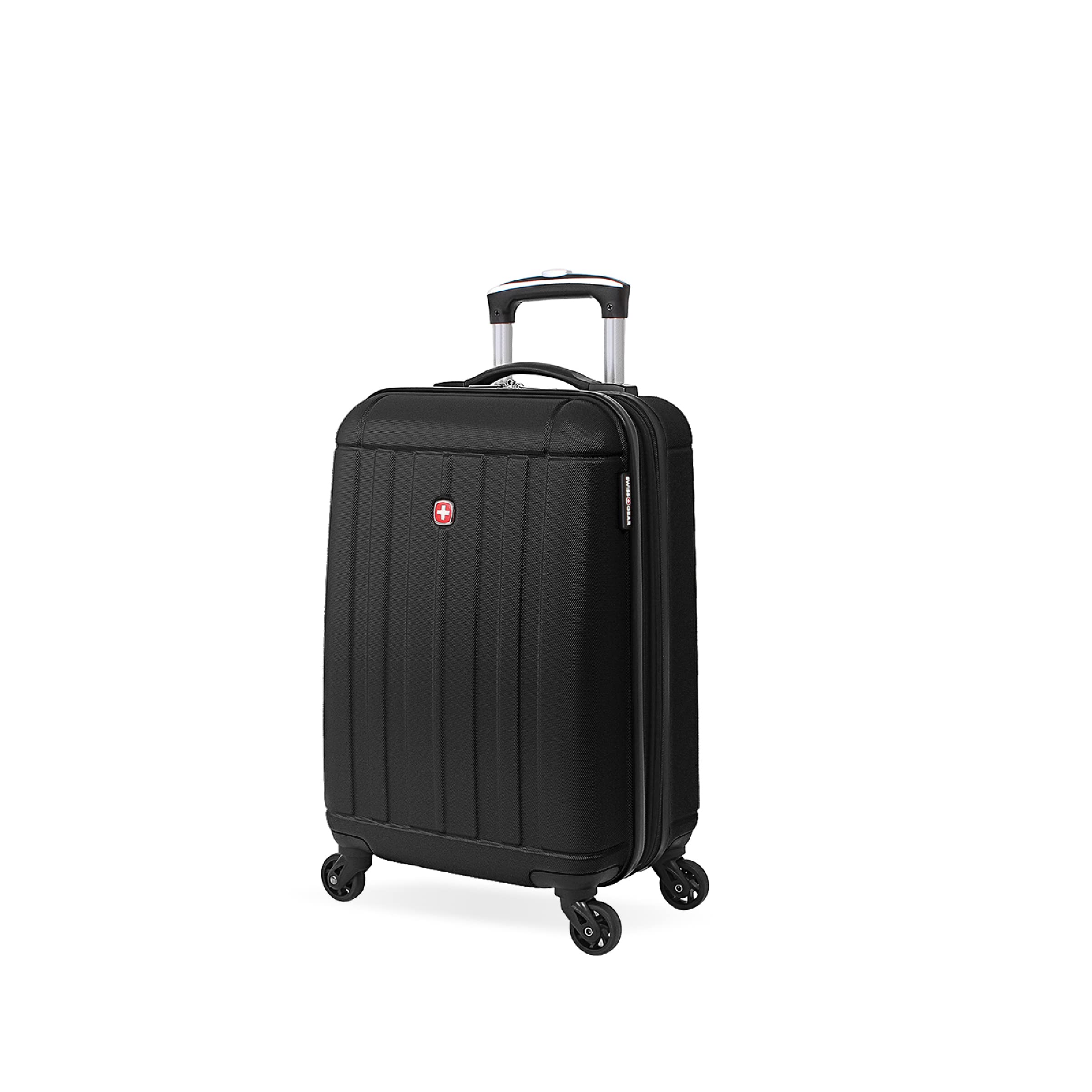 SwissGear ユニ 成年者用 6297 捉え所のない姿勢 押しひろげる能力のある 旅行バッグ スピナーホイール付き添い人  黒いこと  Carry-On 18-Inch  6297 捉え所のない姿勢 押しひろげる能力のある 旅行バッグ スピナーホイール付き添い人