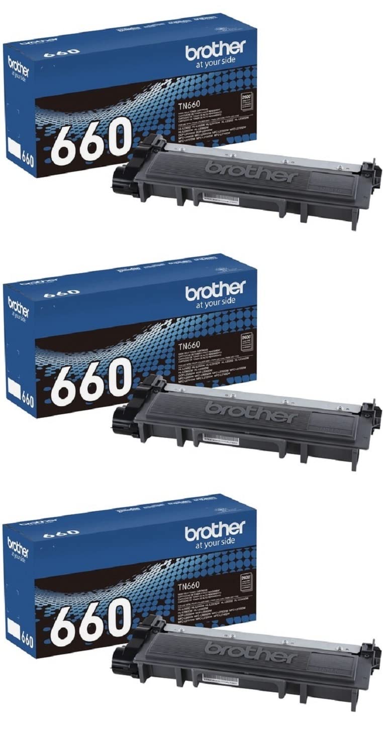 Brother (茶飲み友だち) 完全無欠 TN660 3容器に並べる 大静電容量ブラックトナーカートリッジ 刷り上げる能力のある枚数約2 600ペイジ/薬莢