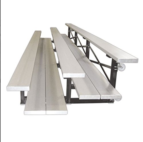 最初チームスポーツfanStandインドアtip-n-roll Bleacher 3行、ダブル足Plank、9 '長ファン3 ? 2 fp-tnr-9画像