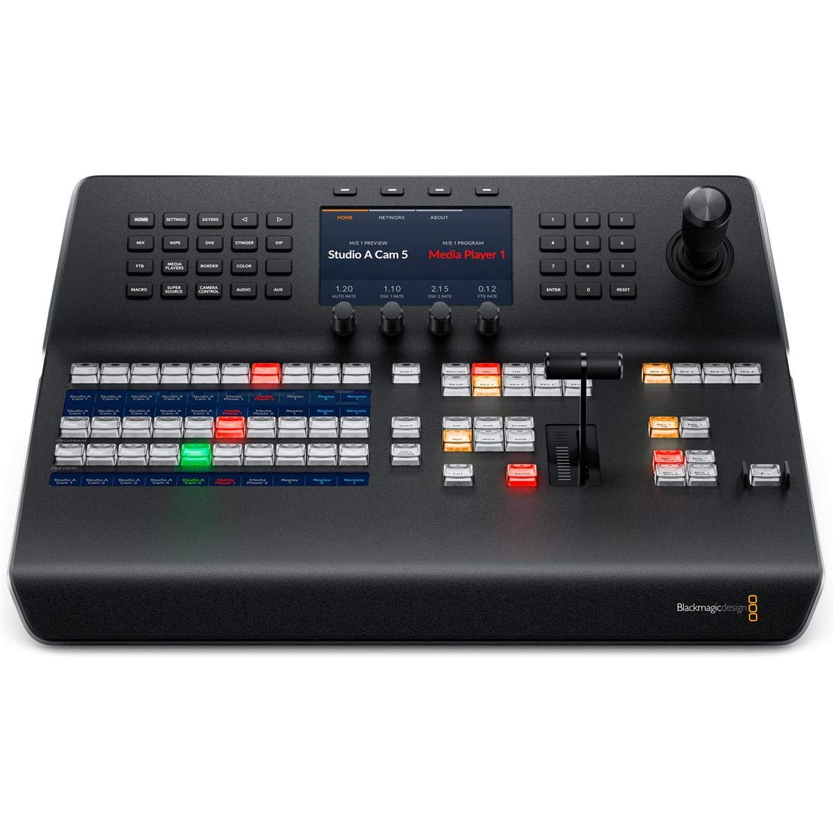 Blackmagic Design ライブプロダクションスイッチャー ATEM 1 M/E Advanced Panel 黒いこと SWPANELADV1ME