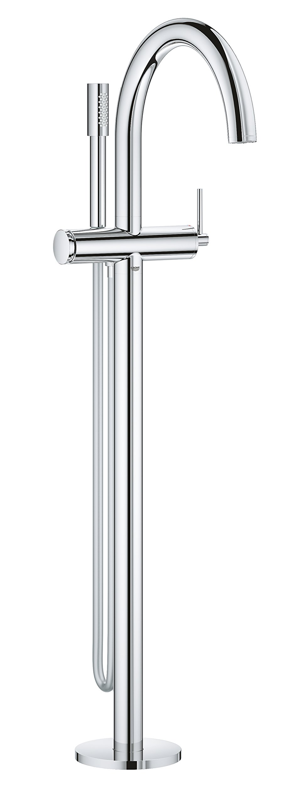 Grohe 32653003 Atrio シングルレバー フロアマウントバスタブ蛇口 スターライトクローム