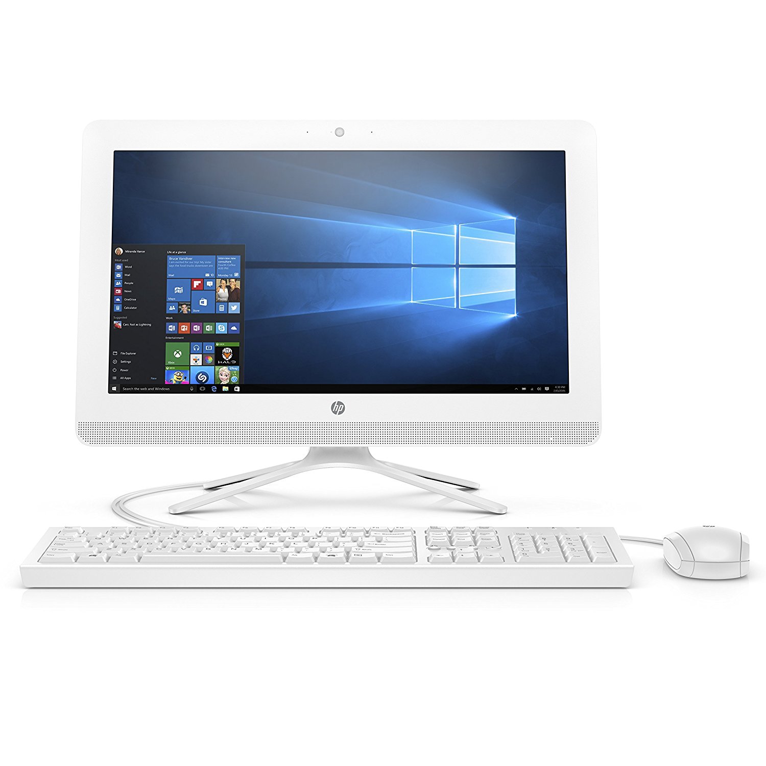 HP 22-inch All-インチ-One Computer  Intel Core i3-8130U  4GB ランダムアクセス記憶装置  1肺結核 Hard Drive  Windows 10 (22-c0030  White)